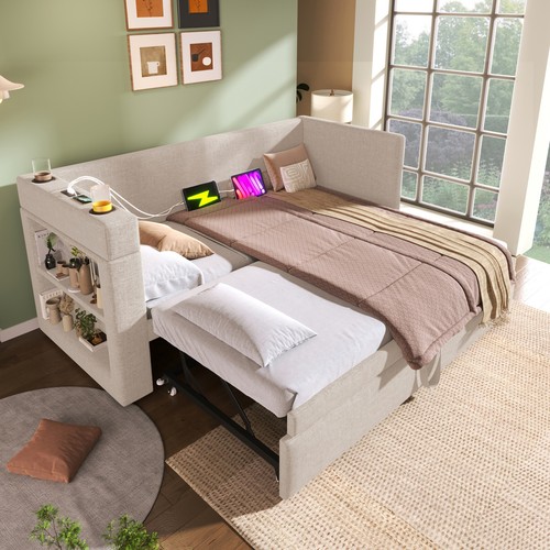 Daybed with pull - pull, trundle