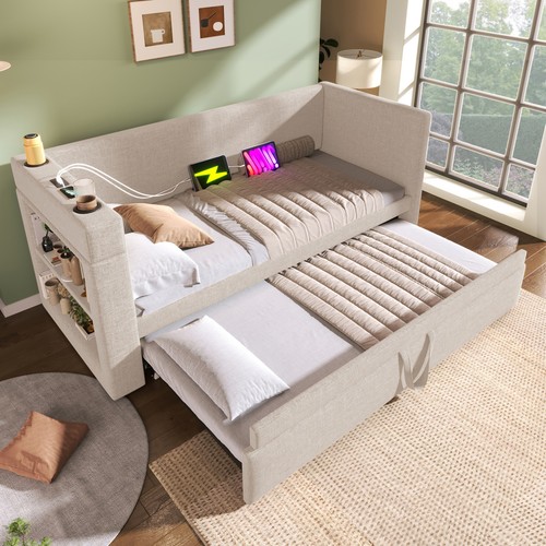 Upholstered daybed sofa bed - daybed,