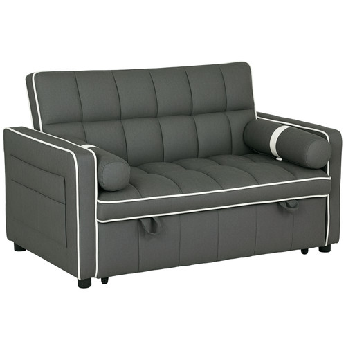 Homcom seater pull out sofa - homcom,