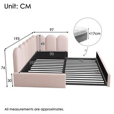 Upholstered Bed Daybed With