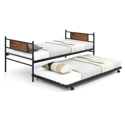 Metal retro double bed - retro,