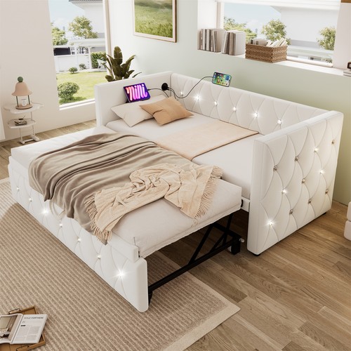 Daybed velvet sofabed - velvet, 3ft