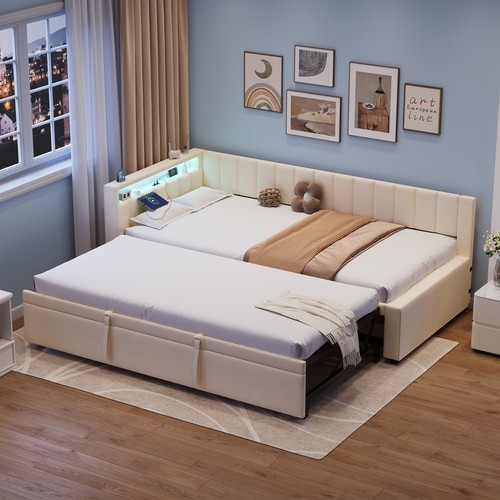 Daybed with pull out trundle - daybed,