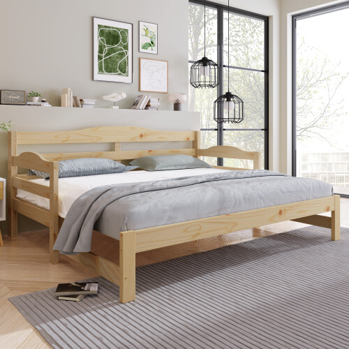 Solid wood daybed with pull - solid,