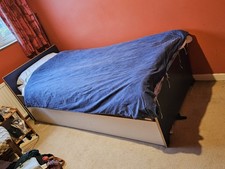 IKEA  blue Single bed frame