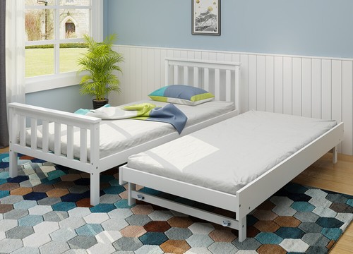 Solid pine bed frame - 2,